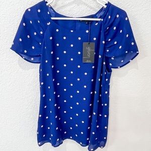 Gibsonlook Erin ruched sleeve top